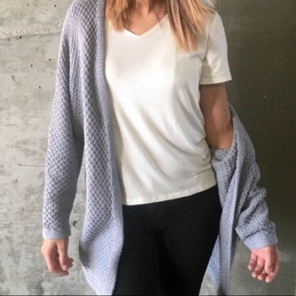 Foggy Morning Cardigan - SKY BLUE - Picture 3 of 3